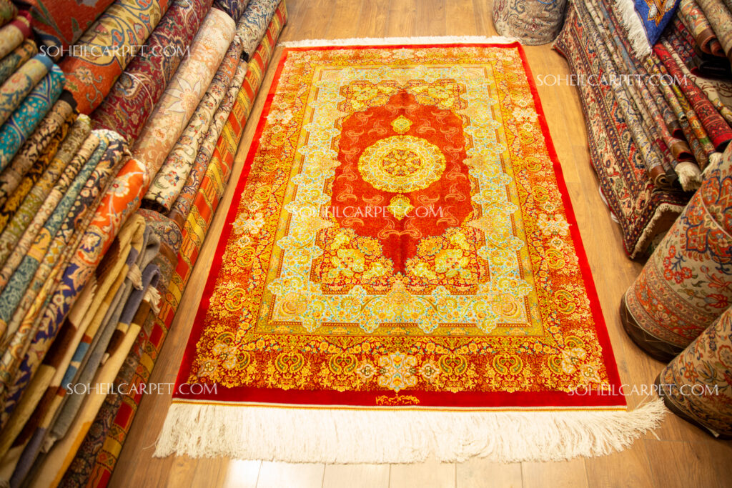 Iranian hand woven carpet